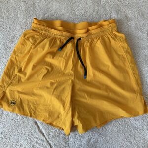 Janji 6" AFO-Vent Multi Short Orange Lined Multiple Pockets Running Size Small